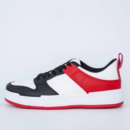 Herren Sportschuhe S0822 Schwarz-Red | Se7en