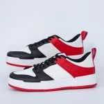 Herren Sportschuhe S0822 Schwarz-Red | Se7en
