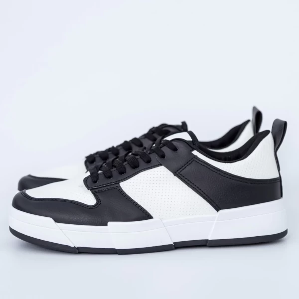 Herren Sports Schuhe S0822 Black-Biała | Se7en