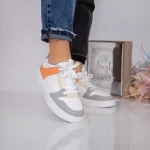 Frauen Sportschuhe A28 White-Orange | Mode