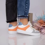 Frauen Sportschuhe A28 White-Orange | Mode