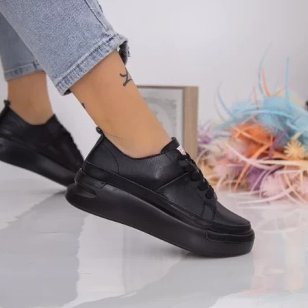 Frauen Sportschuhe AW369 Schwarz Engelblau