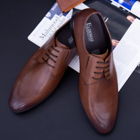 Herren E7-3A braune Schuhe Eldemas