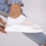 Frauen Sportschuhe AW369 White-Pink | Engelblau