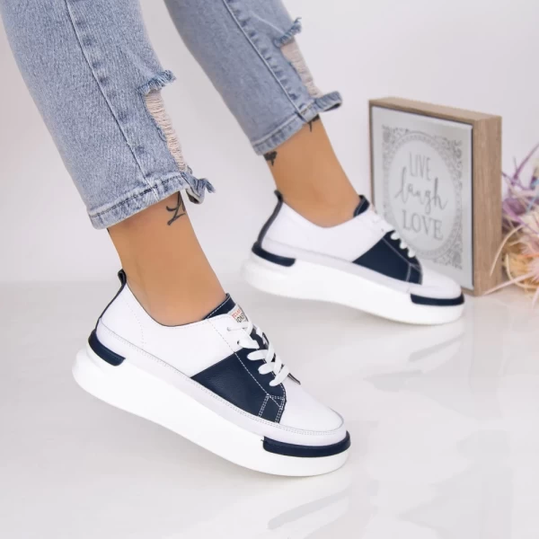 Frauen Sportschuhe AW369 Biały-Dimenniebski | Engelblau