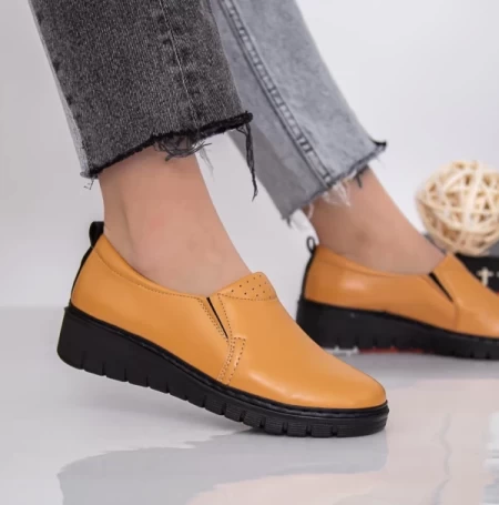 Frauenschuhe jeden Tag C60 hellbraun Mode