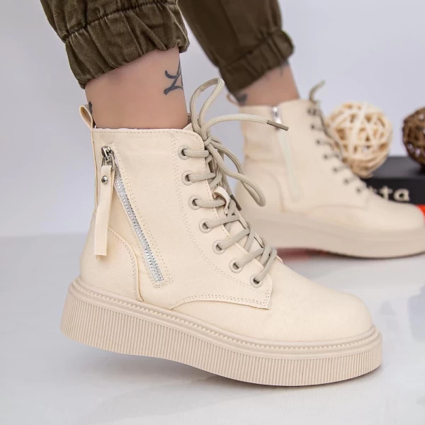 F02 Beige Stiefel KK & VV