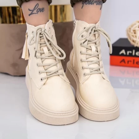 F02 Beige Stiefel KK & VV