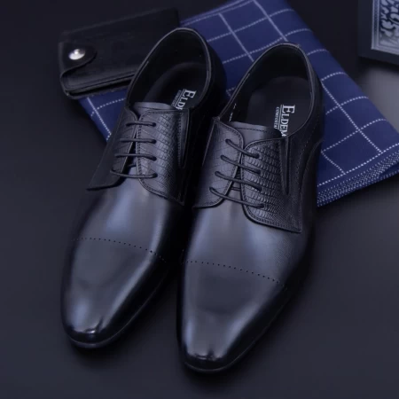Herrenschuhe 550-032 Schwarz | Eldemas
