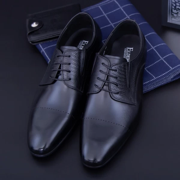 Herrenschuhe 550-032 Schwarz | Eldemas