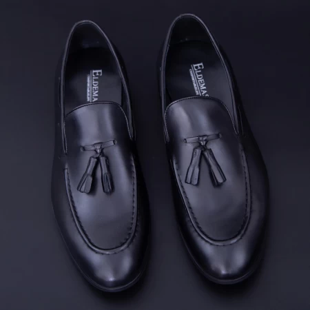 Herrenschuhe 9605-138 Schwarz Eldemas