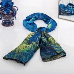 Damens Silk-Schal mit zwei Gesichtern RR2021-016 | Mode