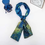 Damens Silk-Schal mit zwei Gesichtern RR2021-016 | Mode