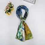 Damens Silk-Schal mit zwei Gesichtern RR2021-030 | Mode