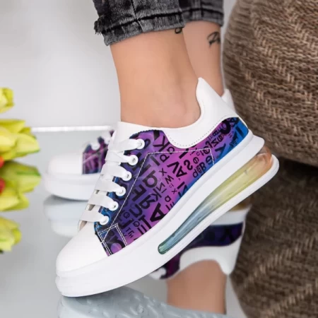 Frauen JG33 White-Purple-Sportschuhe Mei