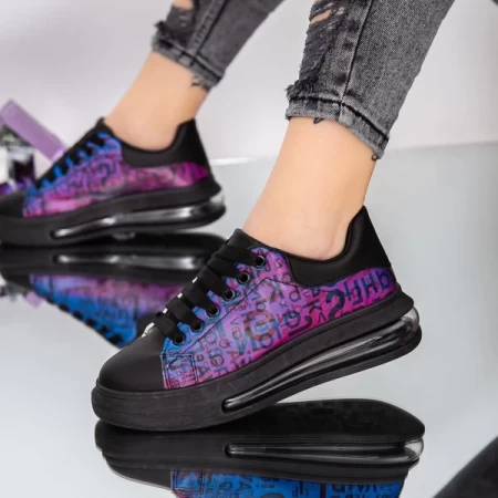 Frauen jg33 schwarz-lila Sportschuhe Mei
