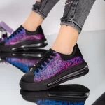 Frauen jg33 schwarz-lila Sportschuhe Mei