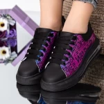 Frauen jg33 schwarz-lila Sportschuhe Mei