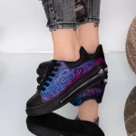 Frauen jg33 schwarz-lila Sportschuhe Mei