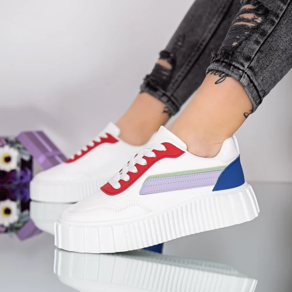 Frauen Sportschuhe MU16 White-Red | Mode