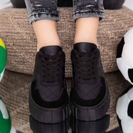 Frauen MU21 Schwarze Sportschuhe Mode