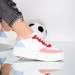 Frauen MU21 White-Red Sports Schuhe Mode