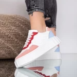 Frauen MU21 White-Red Sports Schuhe Mode