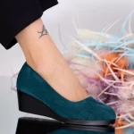 Schuhe auf der C91 Green -Plattform Mode