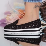 Frauenschuhe jeden Tag L55 schwarz Mei