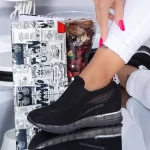 Frauen HFD25 Sportschuhe schwarz Mei