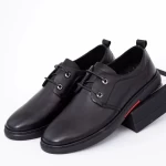 Herrenschuhe aus natürlichen Leder 5203 Schwarz | F.Gerardo