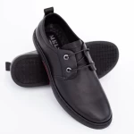 Herrenschuhe aus natürlichen Leder 5203 Schwarz | F.Gerardo