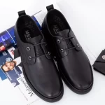 Herrenschuhe aus natürlichen Leder 5203 Schwarz | F.Gerardo
