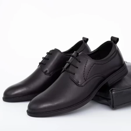 Herrenschuhe aus natürlichen Leder 66073 Schwarz | F.Gerardo