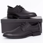 Herrenschuhe aus natürlichen Leder 66073 Schwarz | F.Gerardo
