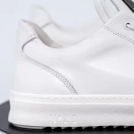 Frauen Sportschuhe aus natürlichen Leder 90985S Weiß | F.Gerardo