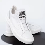 Frauen Sportschuhe aus natürlichen Leder 90985S Weiß | F.Gerardo
