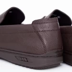 Herren-Slipper aus natürlichen Leder AK361-2 Bronze | Mels
