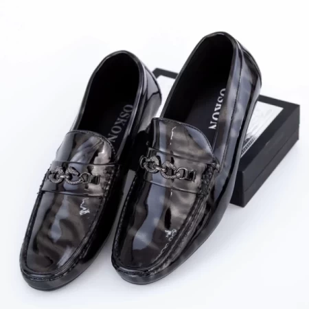 Herrenschuhe 1A01-6 Grau Osteon