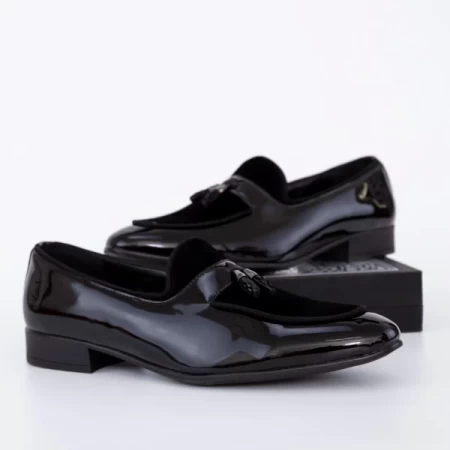 Herrenschuhe 1A07-1 Schwarz | Osteon