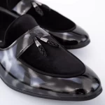 Herrenschuhe 1A07-6 Grau Osteon