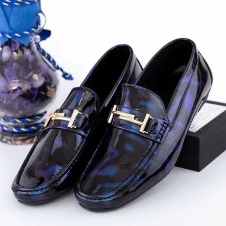 Herrenschuhe 1A53-3 Blau Osteon