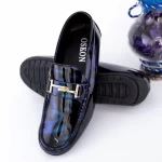 Herrenschuhe 1A53-3 Blau Osteon