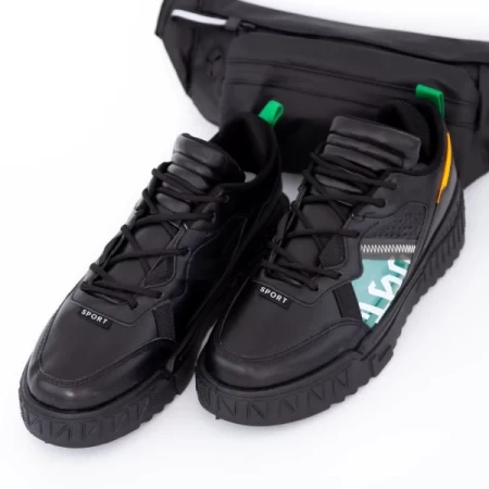 Herren Sportschuhe 92-1 Schwarz | Mode