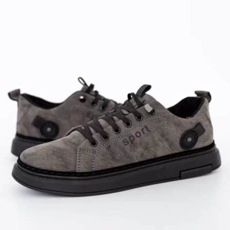 Herren Sportschuhe 752 Grauschwarz | Mode