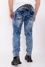 Herren E7709 Blue-Grau-Jeans Fartfallin