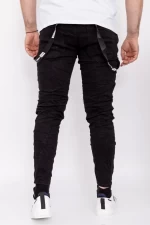 Männer e7693 Schwarze Jeans Fartfallin