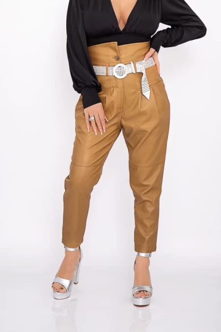 Frauenhose B101 Hellbraun Mode