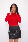 Frauen Sweatshirt 57289 rot Mode