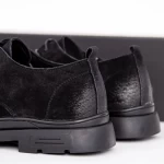 Herrenschuhe aus natürlichen Leder 3003 Schwarz | Mels